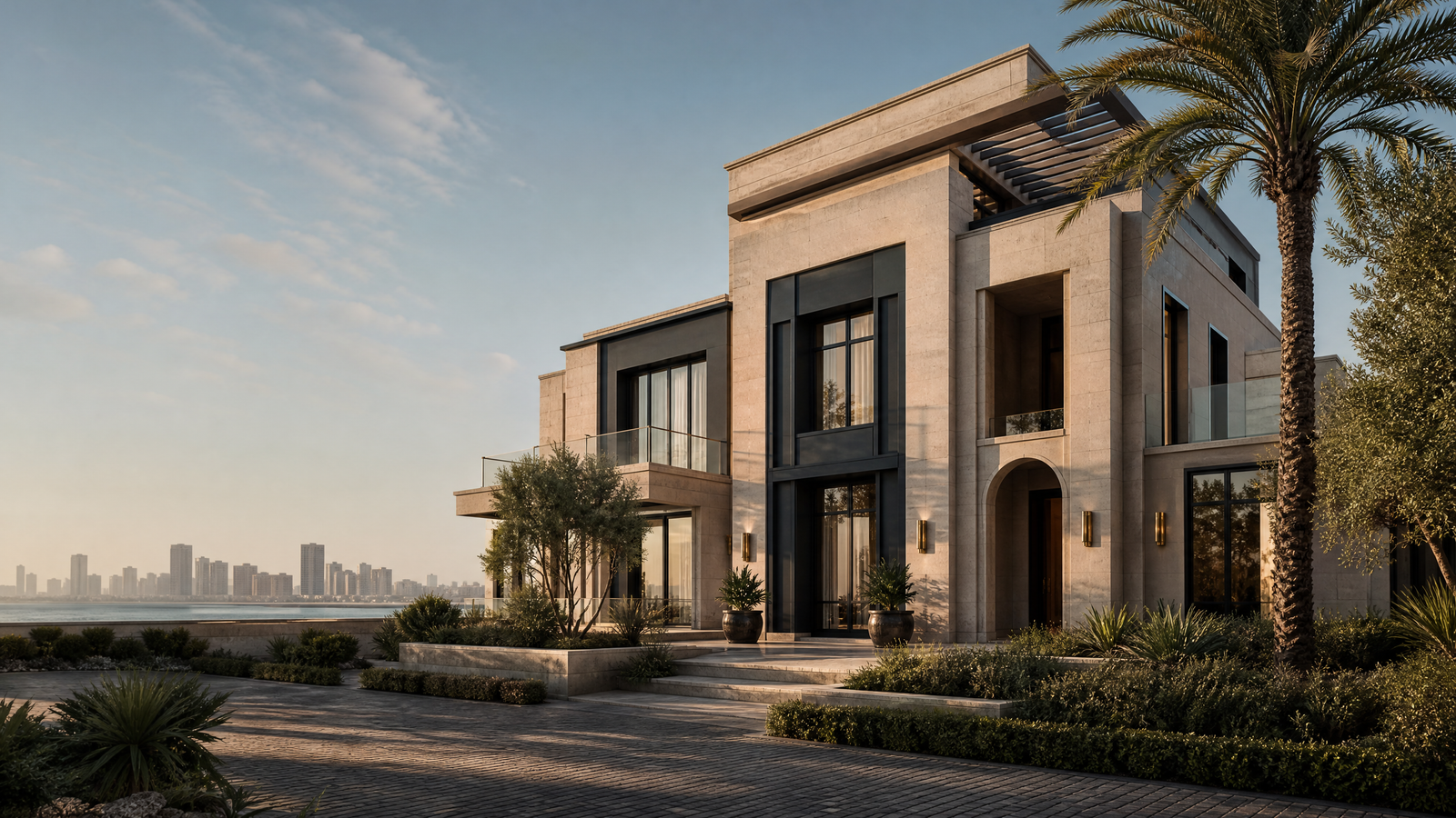 Contemporary Emaan Enterprises residence